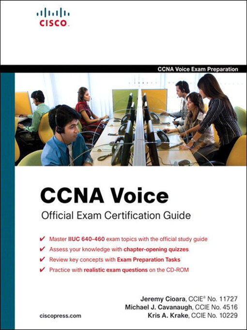 Title details for CCNA Voice Official Exam Certification Guide (640-460 IIUC) by Jeremy Cioara - Available